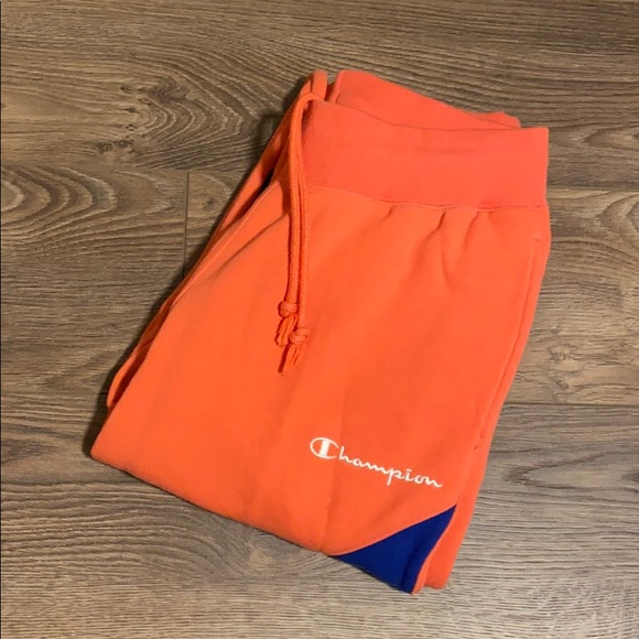 Champion Sweatpants Joggers Salmon/Coral - Picture 3 of 9